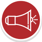 outreach icon red circle