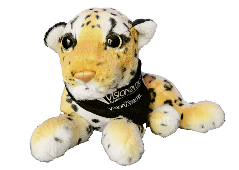 Vision2Voice Luke Leopard Plush